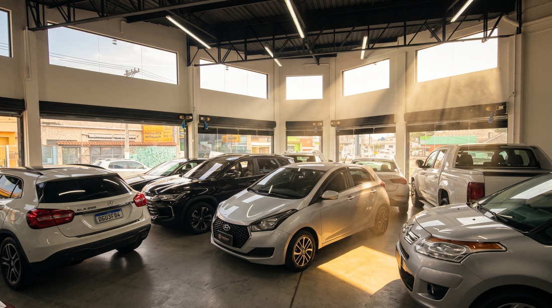Seminovos no showroom da Marchetti Motors
